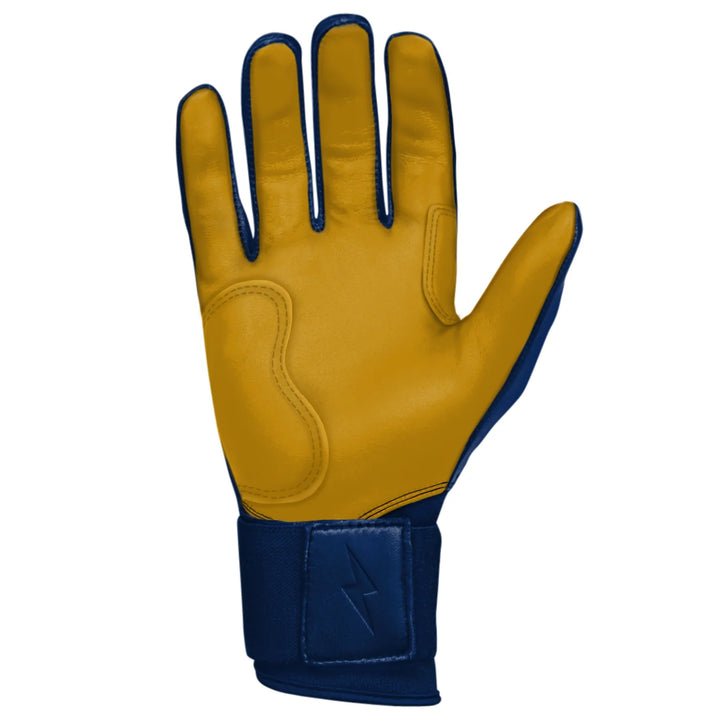 PREMIUM PRO Long Cuff Batting Gloves - NAVY