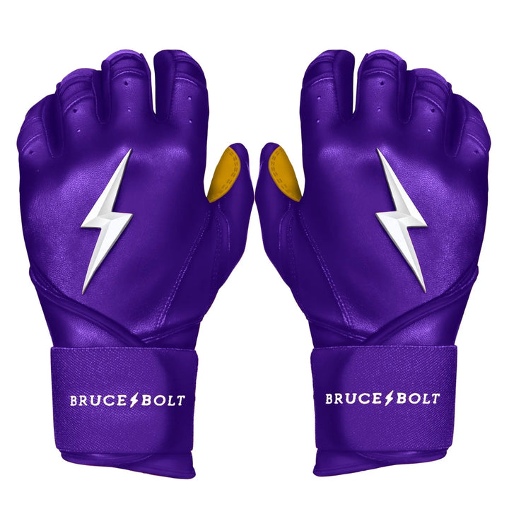 PREMIUM PRO Long Cuff Batting Gloves - PURPLE