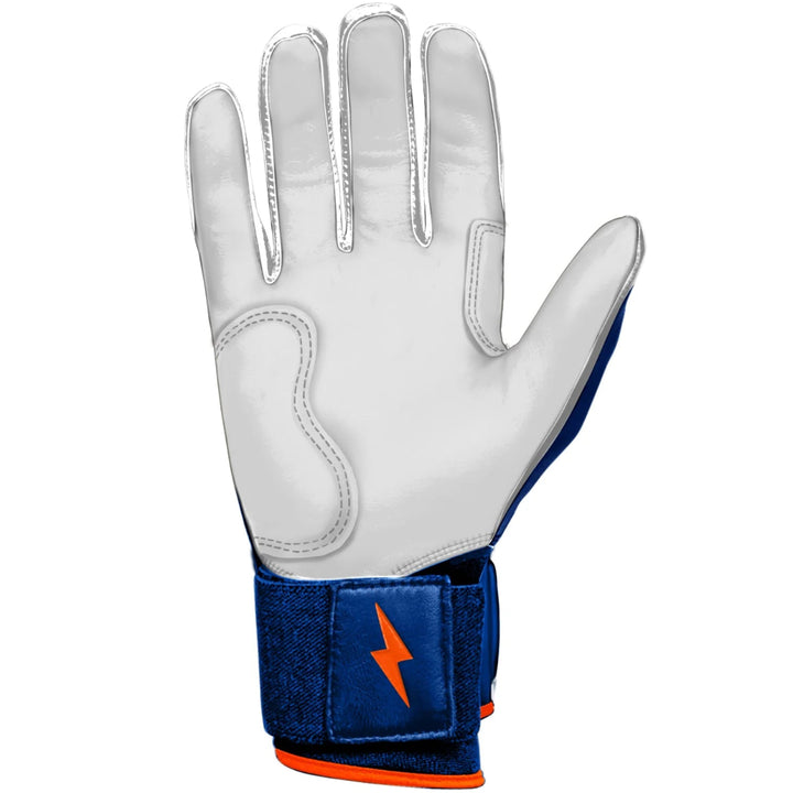 PREMIUM PRO NIMMO Series Long Cuff Batting Gloves - METS BLUE3