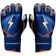 PREMIUM PRO NIMMO Series Long Cuff Batting Gloves - METS BLUE
