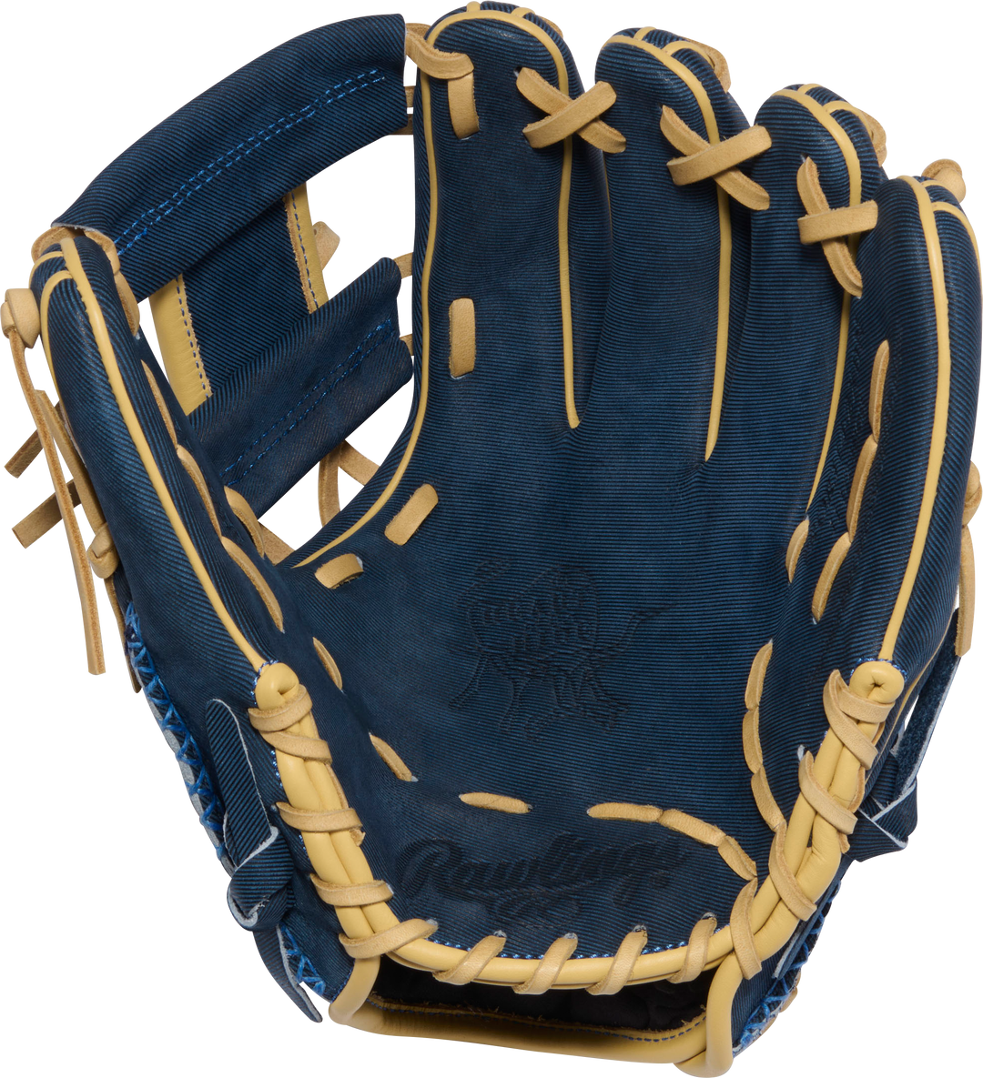 Rawlings PROR314-2XDN Heart of the Hide 11.75” Infield Glove - Denim Gold Glove Club Edition