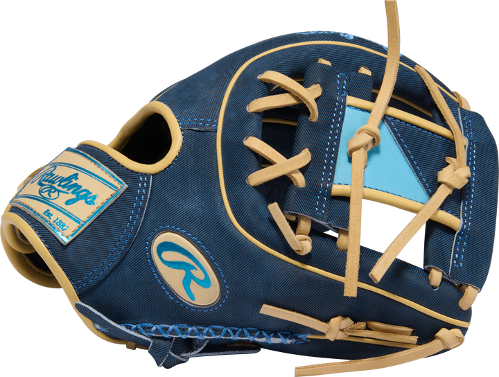 Rawlings PROR314-2XDN Heart of the Hide 11.75” Infield Glove - Denim Gold Glove Club Edition
