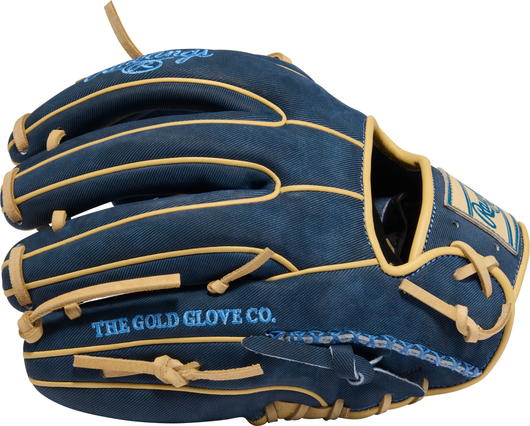 Rawlings PROR314-2XDN Heart of the Hide 11.75” Infield Glove - Denim Gold Glove Club Edition