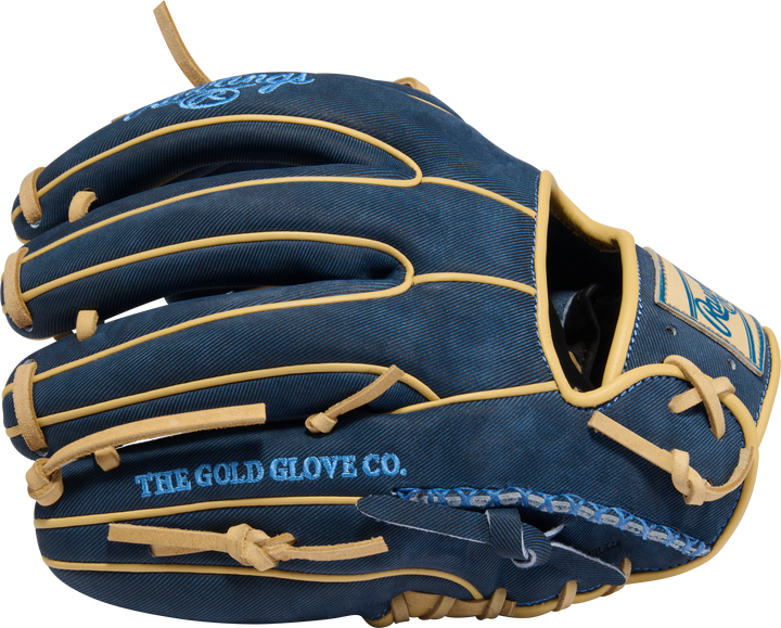 Rawlings PROR314-2XDN Heart of the Hide 11.75” Infield Glove - Denim Gold Glove Club Edition
