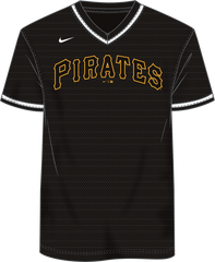 Nike Pittsburgh Pirates Men's MLB V-Neck Jersey – Lightweight & Breathable