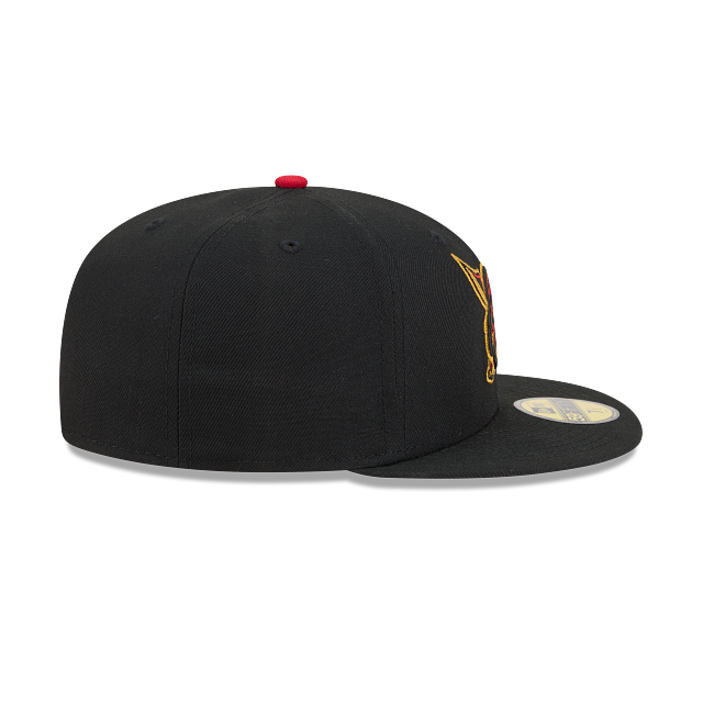 New Era 59FIFTY 2026 City Connect Pittsburgh Pirates Alternate Fitted Hat Black Gold Red