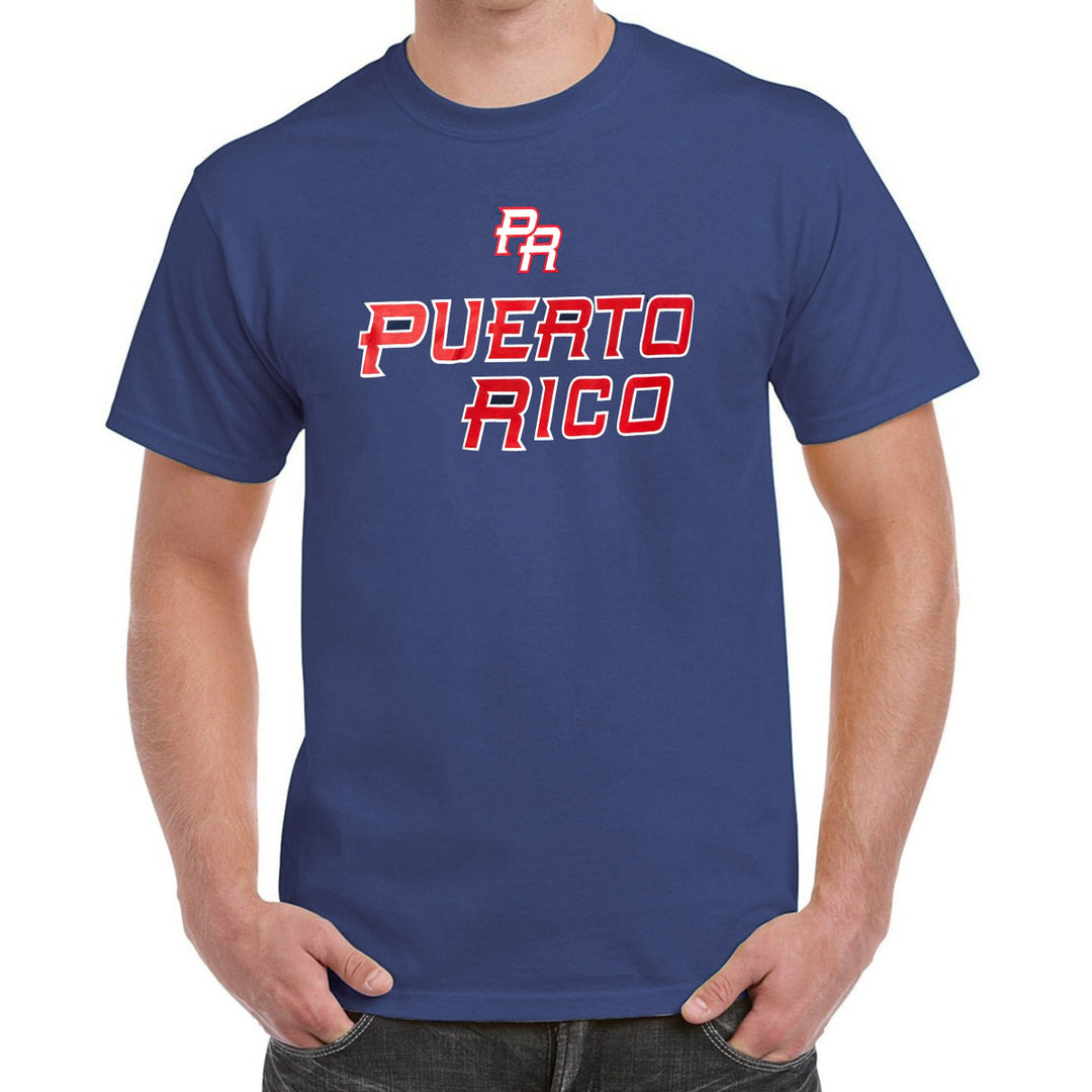 Puerto Rico PR Unisex Navy Blue T-Shirts