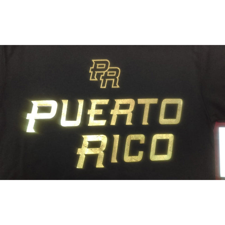 Puerto Rico PR Unisex T-Shirts_BlackMetallicGold2