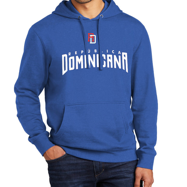 Dominican Republic Pride Hoodie – Black, Red & Blue Edition with Premium Print