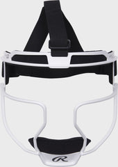 Rawlings Hi-Viz Softball Fielder's Mask – Adult White & Black Options