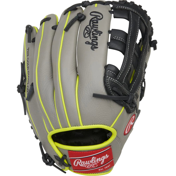 Rawlings Select Pro Lite Aaron Judge 12” Baseball Glove RHT Youth Gray Black Pro H Web
