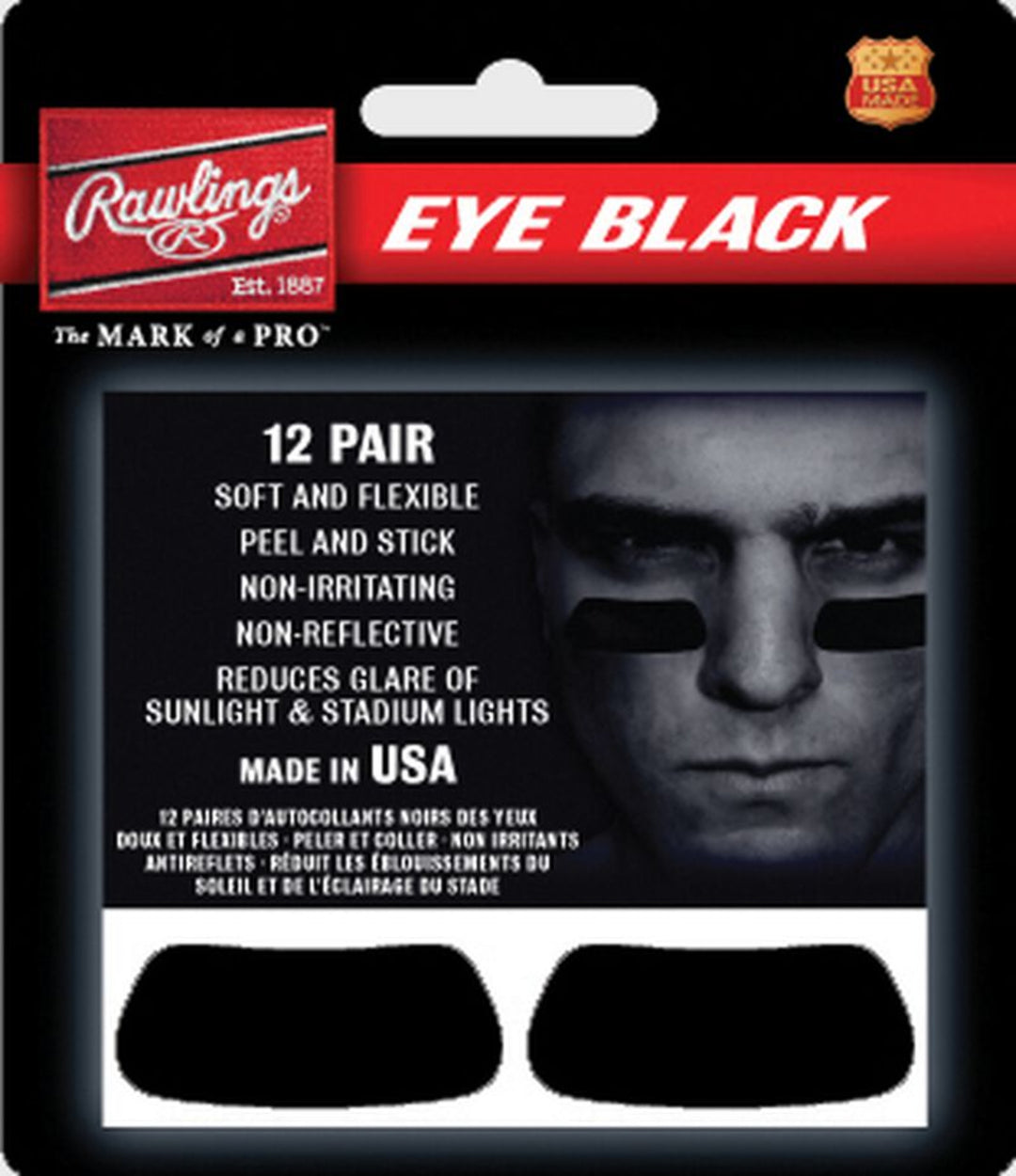 Rawlings Eye Black Stickers