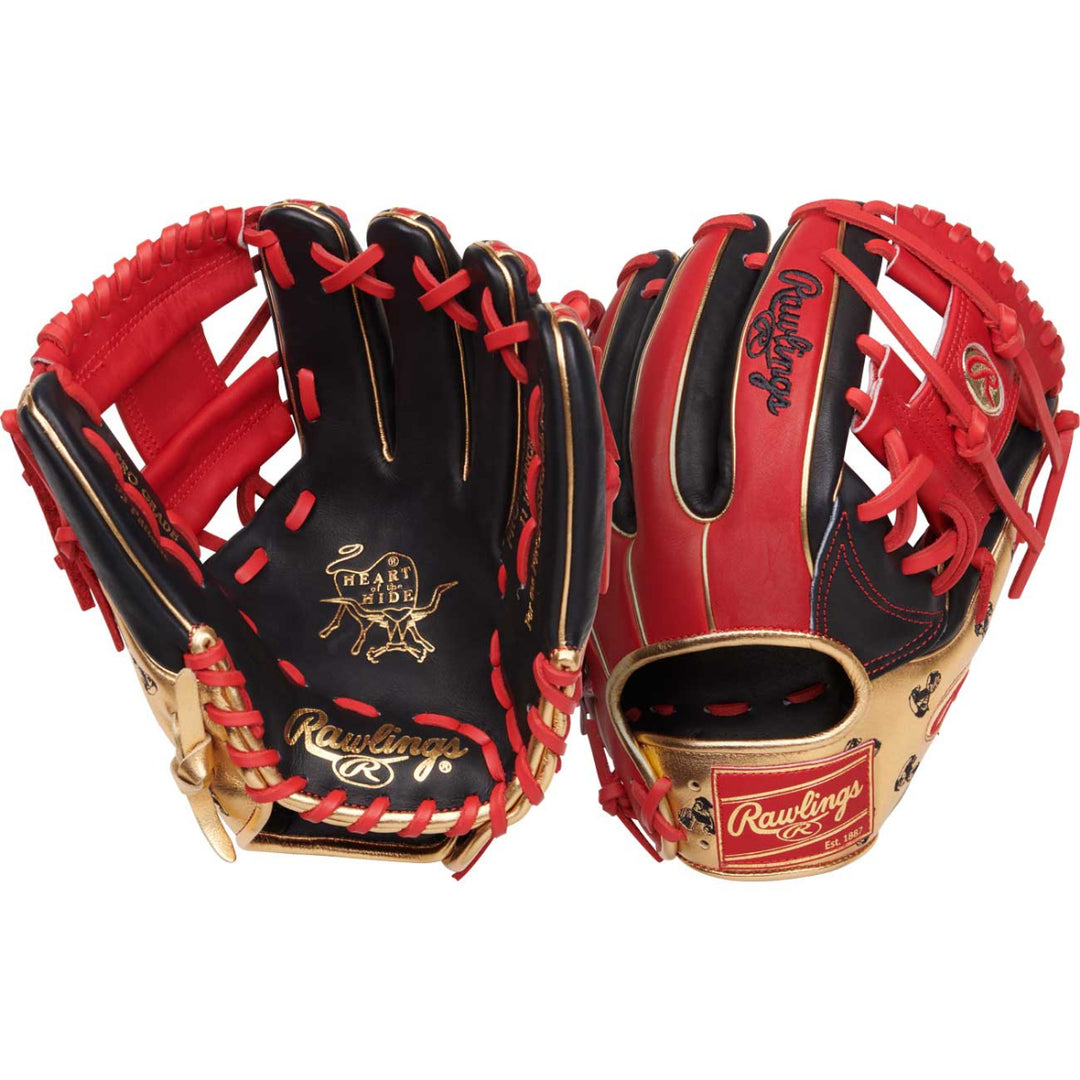 Rawlings HOH June 2025 Pro Gold Glove Club 11.5" Infield Baseball Glove – Limited Edition (PRO-GOLDYIX)4