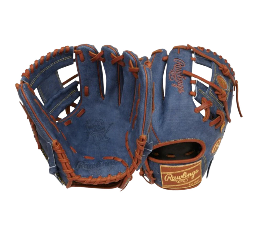 Rawlings Heart Of The Hide Pro Label Denim Series Baseball Gloves__11.5"