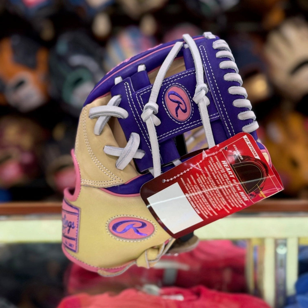 Rawlings Heart of the Hide Vibrant Serie Gloves 11.5 inches RHT_Cream/Purple/Pink