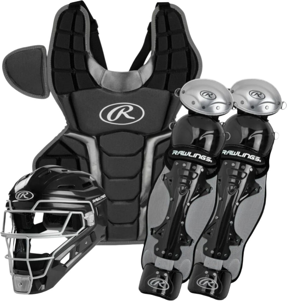 Rawlings Renegade Youth Catcher's Set_Black/Silver