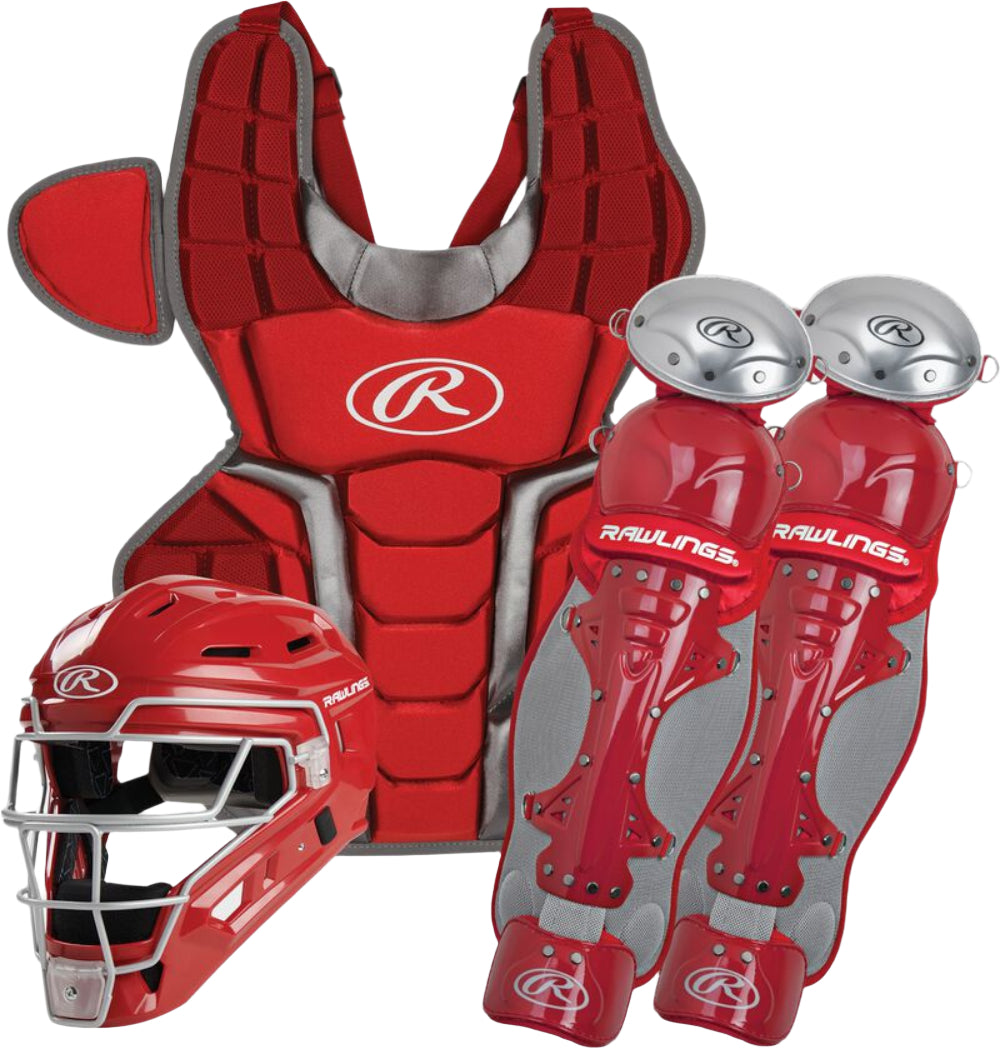 Rawlings Renegade Youth Catcher's Set_Red/Silver