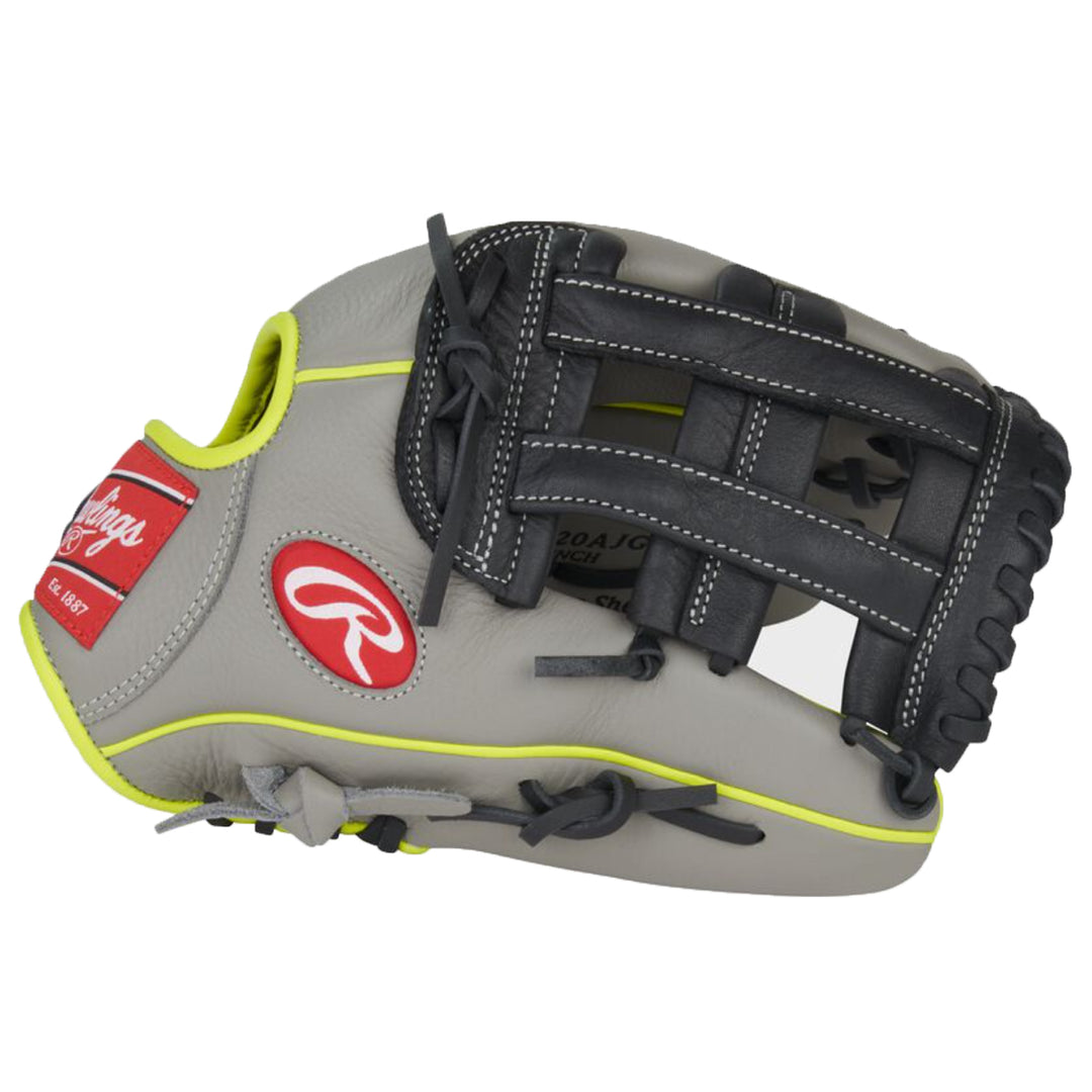 Rawlings Select Pro Lite Aaron Judge 12” Baseball Glove RHT Youth Gray Black Pro H Web - SPL120AJG