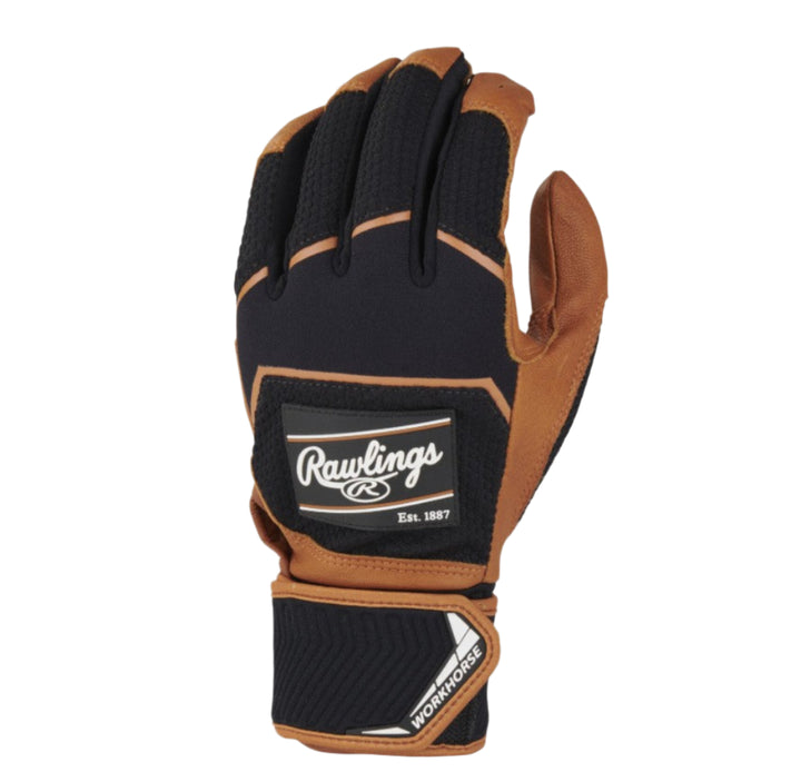 Rawlings Workhorse Batting Glove - WHC2BG-CAR/B