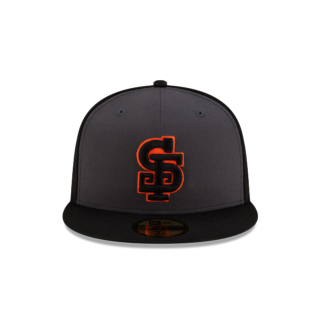 New Era 59FIFTY San Francisco Giants ALT2 2026 On-Field Fitted Hat – Official MLB Grey/Black Cap with Embroidered Logo