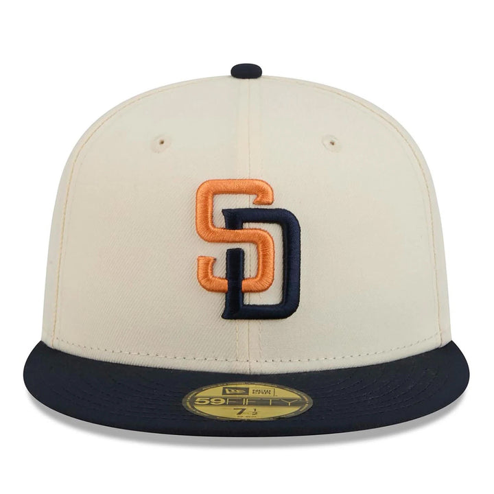 San Diego Padres 2026 City Connect 59FIFTY Fitted Cap – Official New Era MLB On-Field Hat | Cream/Obsidian