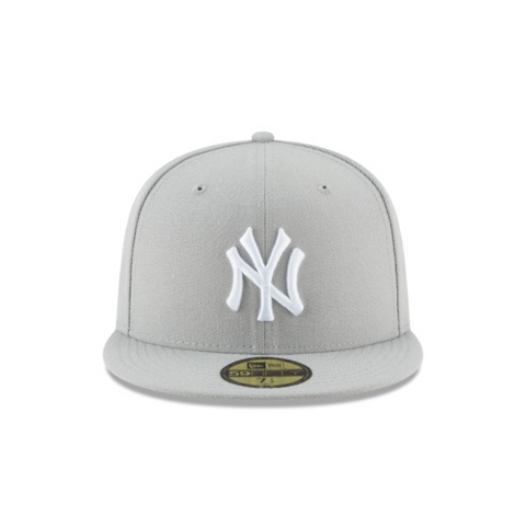 New York Yankees Gray Basic 59FIFTY Fitted