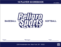 Peligro Sports - Baseball/Softball Scorebook