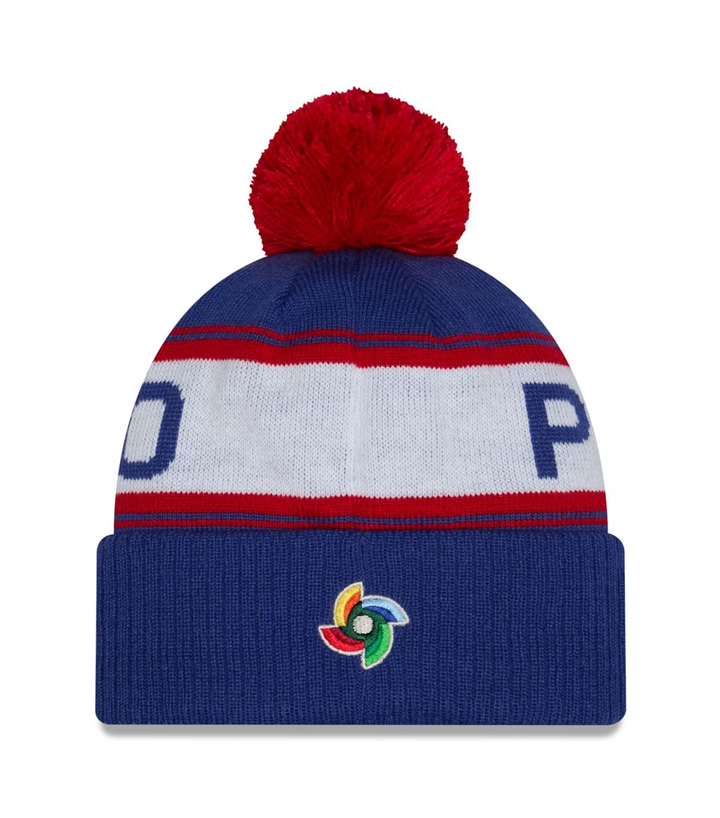 Puerto Rico World Baseball Classic 2026 New Era New Era Beanie – Official WBC Hat