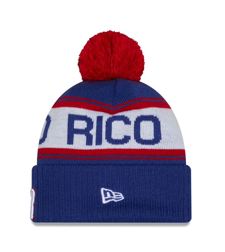 Puerto Rico World Baseball Classic 2026 New Era New Era Beanie – Official WBC Hat