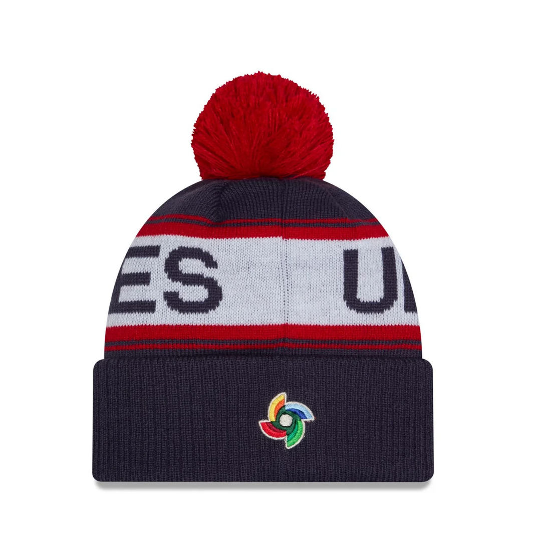 United States World Baseball Classic 2026 New Era Beanie – Official WBC Hat
