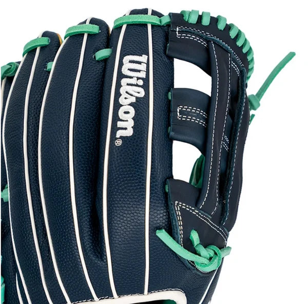 Wilson A1000 DW5 Liberty SMU 2 12-Inch Infield Baseball Glove | Dual Post Web | Navy/Mint
