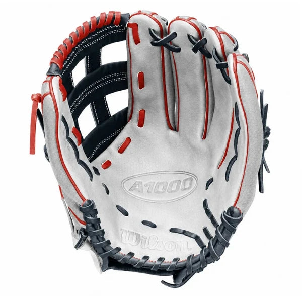 Wilson A1000SP 1922 Rocket SMU 13-Inch Slowpitch Softball Glove | White/Navy/Red