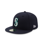 NEW ERA 59FIFTY SEATTLE MARINERS GAME AUTHENTIC COLLECTION ON FIELD FITTED HAT