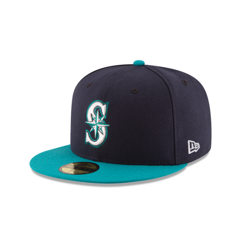 NEW ERA 59FIFTY SEATTLE MARINERS ALTERNATE AUTHENTIC COLLECTION ON FIELD FITTED HAT