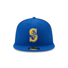 NEW ERA 59FIFTY SEATTLE MARINERS ALTERNATE 2 AUTHENTIC COLLECTION ON FIELD FITTED HAT