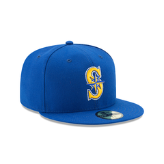 NEW ERA 59FIFTY SEATTLE MARINERS ALTERNATE 2 AUTHENTIC COLLECTION ON FIELD FITTED HAT