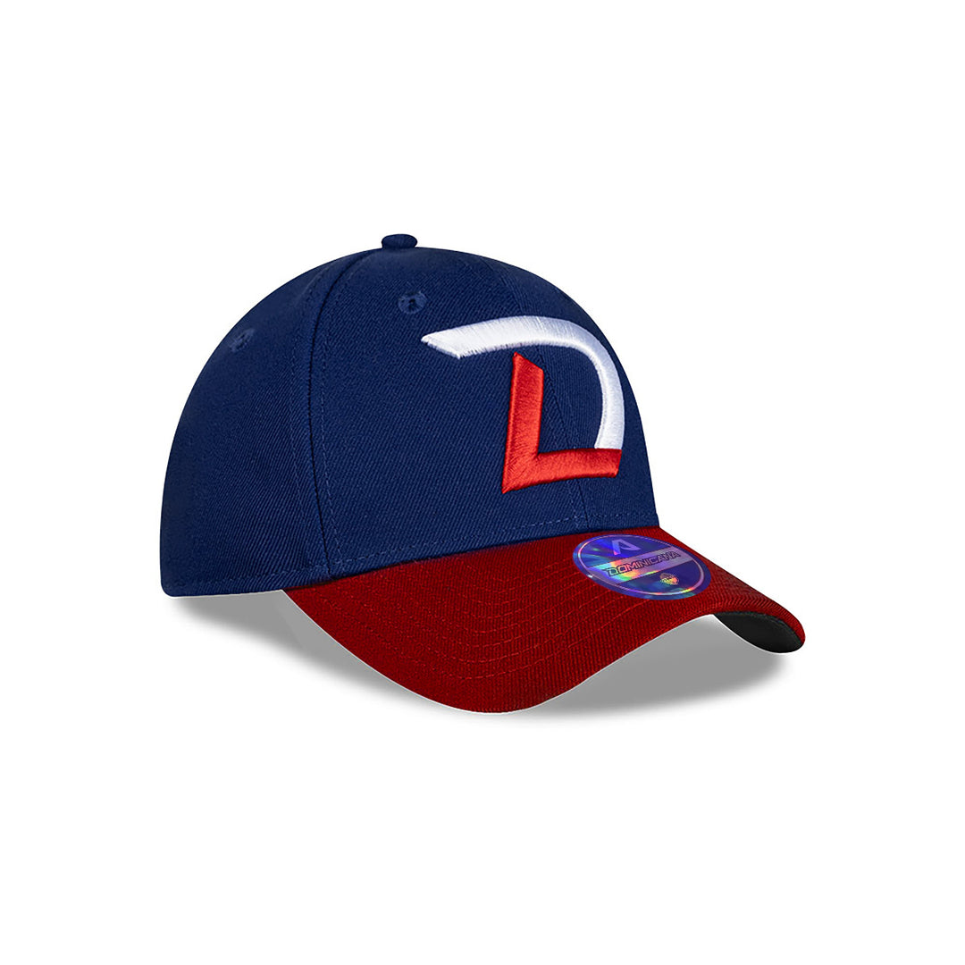 Serie del Caribe Dominicana Dad Hat - Stylish DR Flexfit Cap for Baseball Fans - Royal / Red2