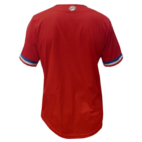 Men's Serie del Caribe 2024 OFFICIAL Dominicana Jersey - Red/Red