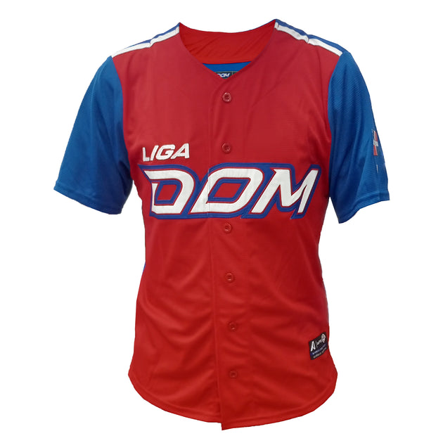 Men S Serie Del Caribe 2024 OFFICIAL Dominicana Jersey Red Royal   SeriedelCaribeJersey 2024Officialseriedelcaribedominicanjerseyroyalblueandredfrontside 1200x630 