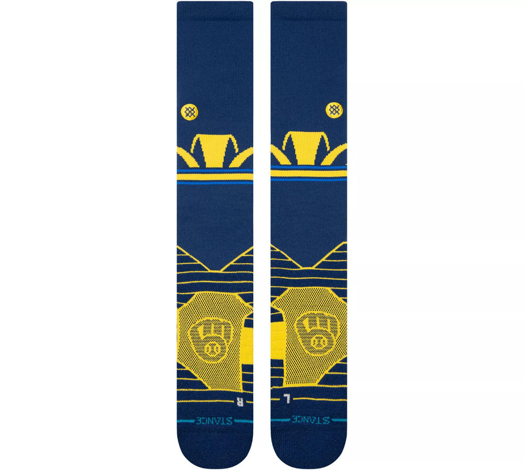 Stance Milwaukee Brewers Arches PRO OTC Socks1