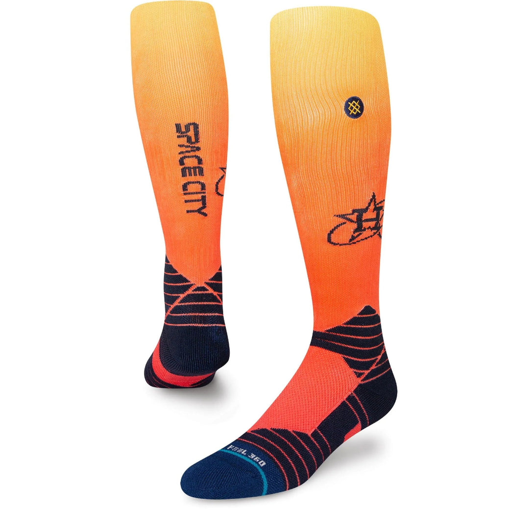 Stance Socks Astros Connect -  Yellow/Orange/Navy