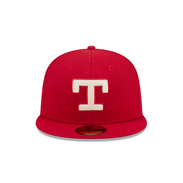Texas Rangers 2026 City Connect 59FIFTY Fitted Cap – Red New Era MLB Fitted Hat | Viva Tejas Collection