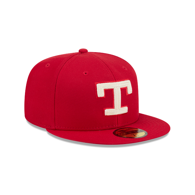 Texas Rangers 2026 City Connect 59FIFTY Fitted Cap – Red New Era MLB Fitted Hat | Viva Tejas Collection