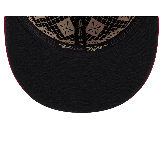 Texas Rangers 2026 City Connect 59FIFTY Fitted Cap – Red New Era MLB Fitted Hat | Viva Tejas Collection