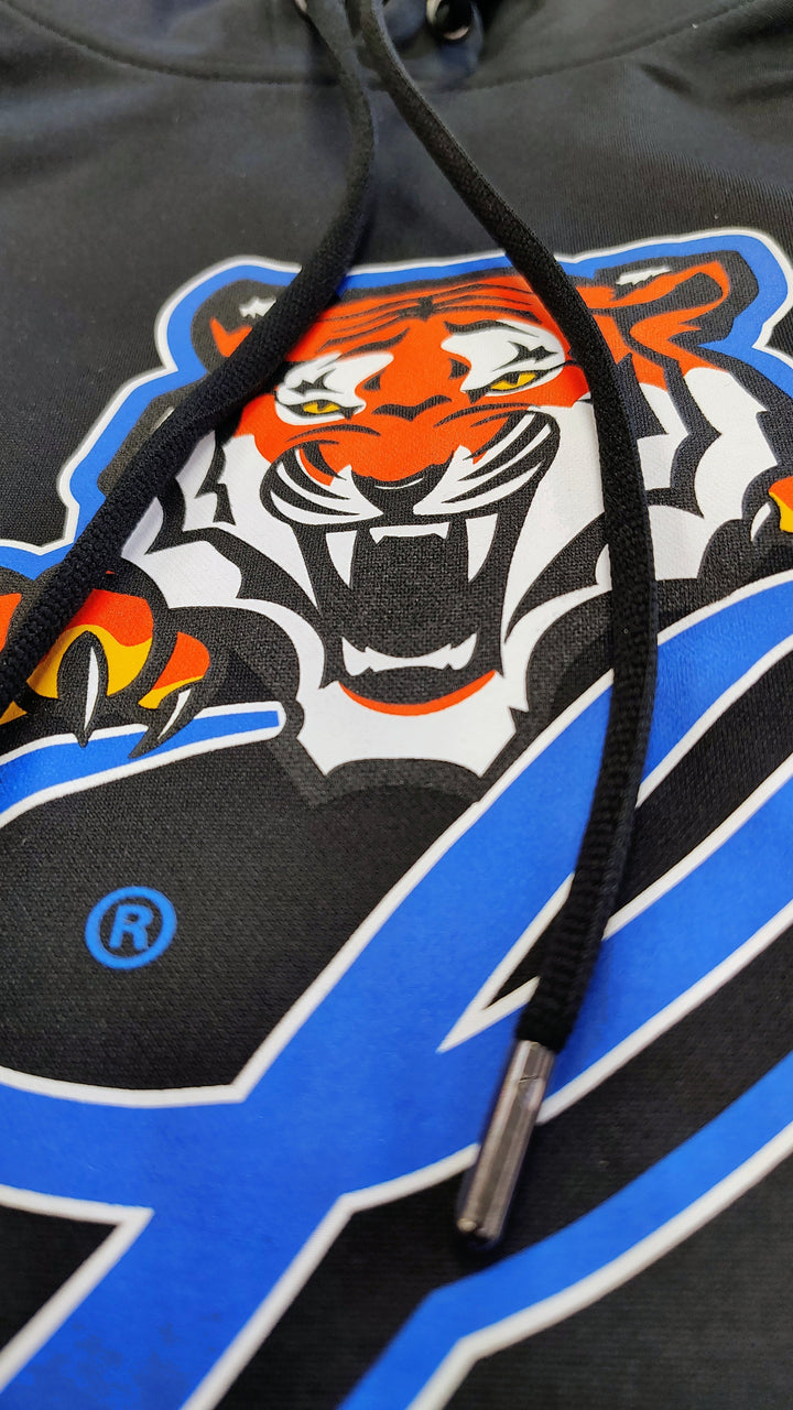 Tigres del Licey Tiger Logo Hoodies_Black2