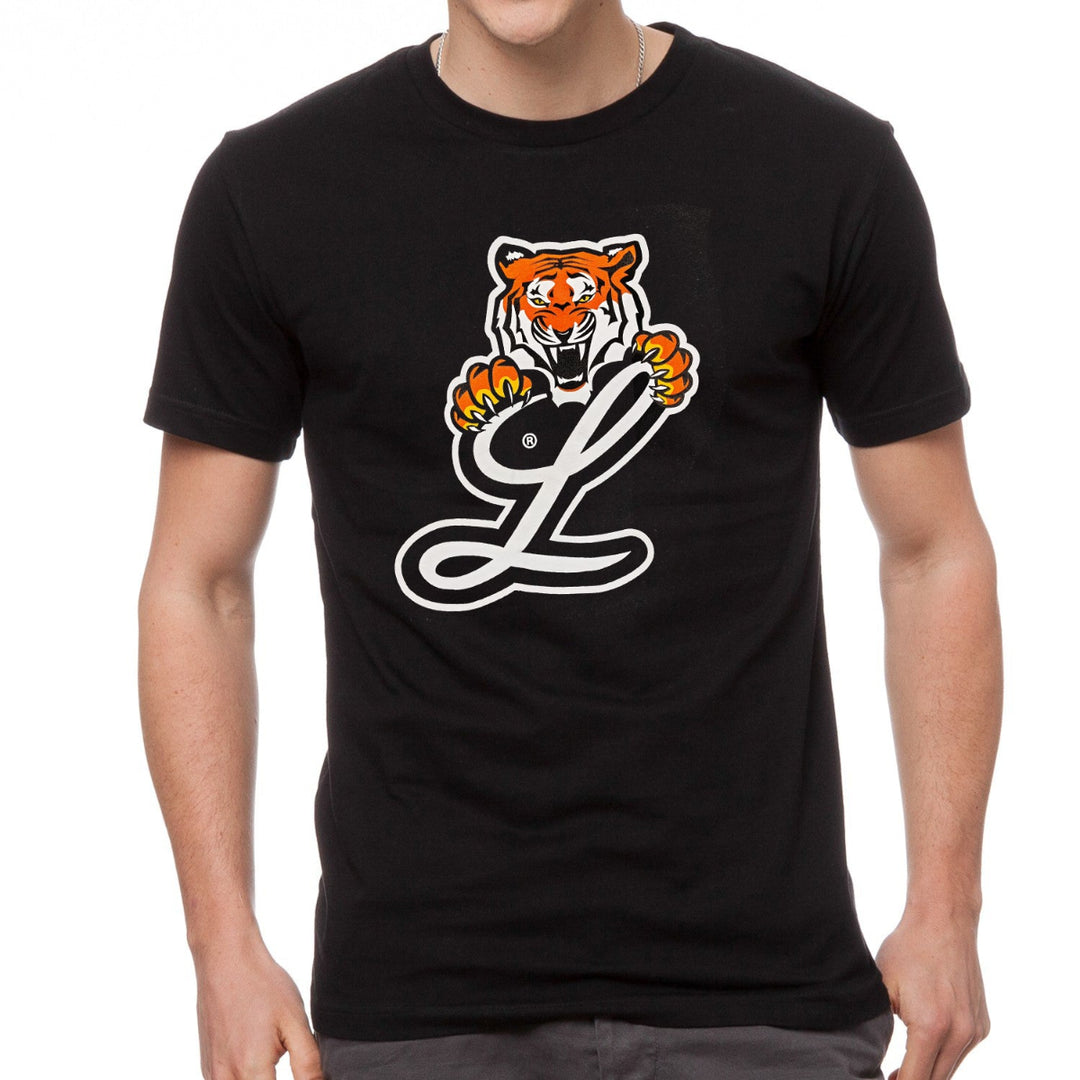 Tigres del Licey Tiger Logo T-shirts_Black