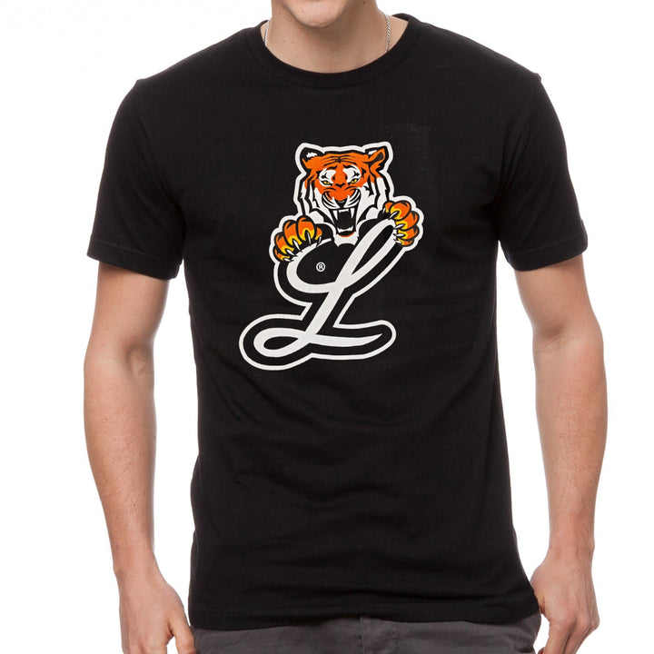 Tigres del Licey Tiger Logo T-shirts_Black