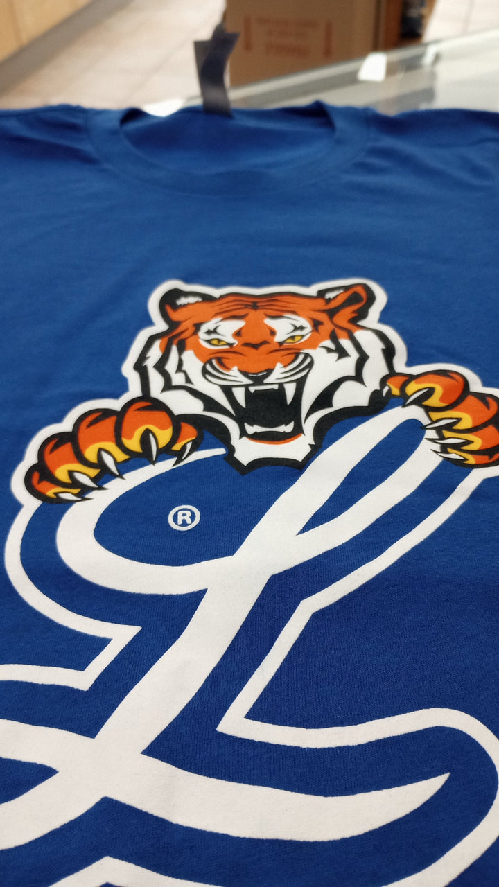 Tigres del Licey Tiger Logo T-shirts_RoyalBlue1
