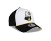 Aguilas Cibaenas New Era 9FORTY A-Frame Adjustable Hat - White/Black/Gold