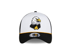 Aguilas Cibaenas New Era 9FORTY A-Frame Adjustable Hat - White/Black/Gold